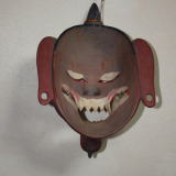 バリ木彫面阿修羅　Balinese Mask Asura